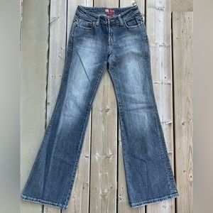 Santa Barbara Ombré Flared Jeans Size 3/4